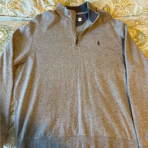 Ralph Lauren Gray Quarter-Zip Pullover